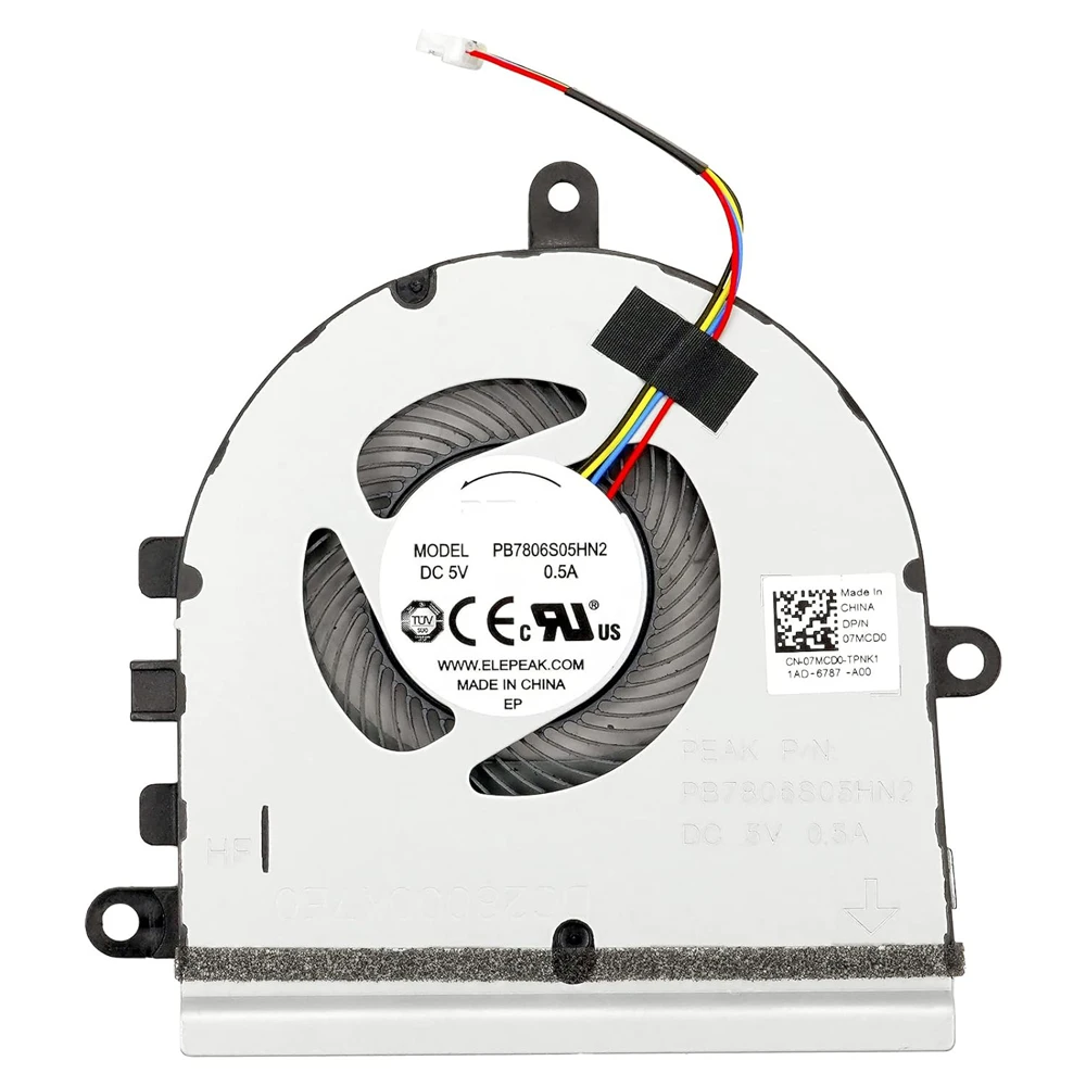 Ventola Di Raffreddamento Cpu Per Dell Inspiron 15 5570 5575 P75F I5575-A214Slv-Pus 07 Mcd0