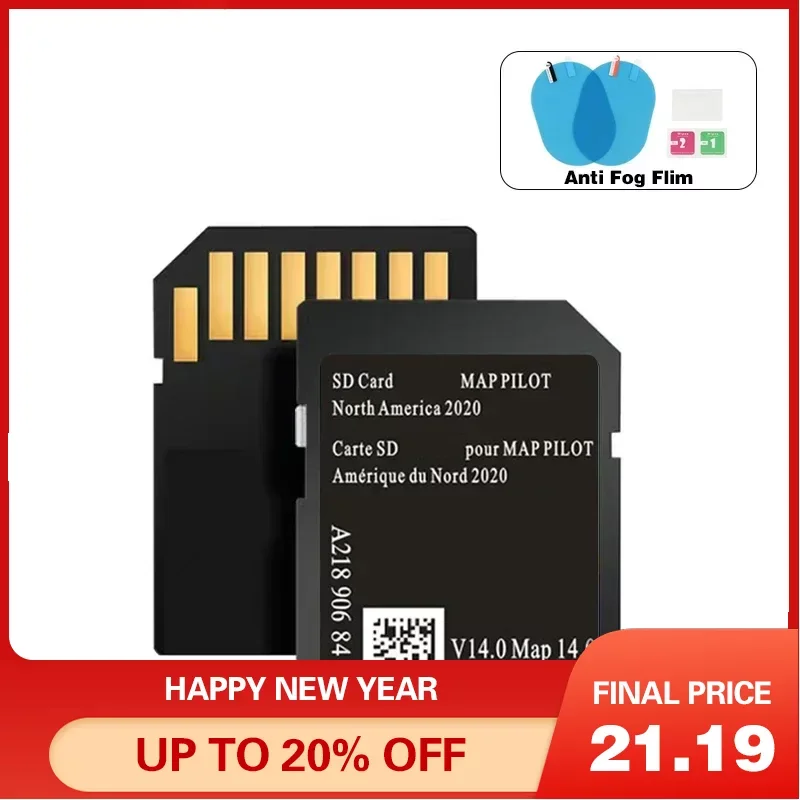 Sat Nav Maps 32Gb Muslimex Sd Card Usa/Can/Mex Maps 2020 Per Mercedes Amg Classe C Cla Navigazione Per Auto Garmin V14 Gps