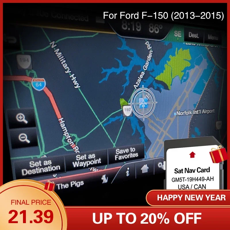 A14 Per Ford F 150 Dal 2013 Al 2015 Accessori Per Auto Navi Cover Usa Mex Can 32Gb Map Naving Sd Card