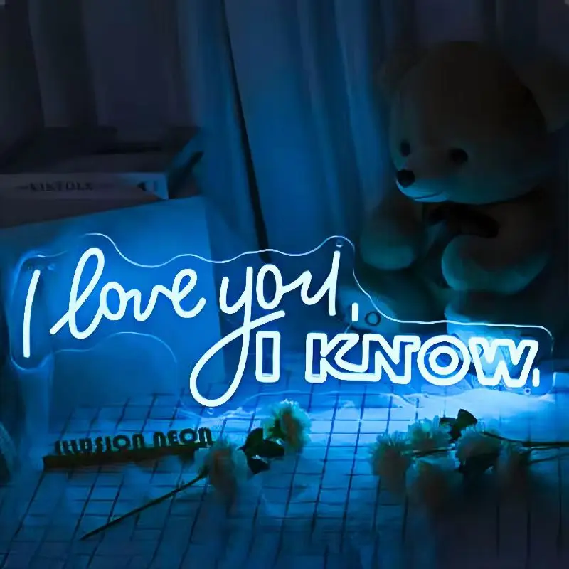 Personalizzato Ti Amo So Neon Sign Wedding Neon Sign Flex Acrilico Trasparente Regalo Di Nozze Camera Da Letto Fidanzamento Neon Sign