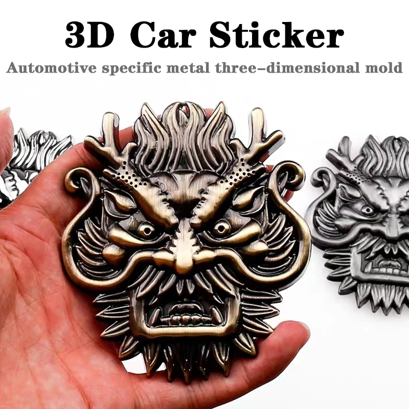 1Pcs Fashion Dragon Metal Car Grille Emblem Car Sticker Decal Decorazione All'Ingrosso Per Volkswagen Auto Logo Stickers Accessori