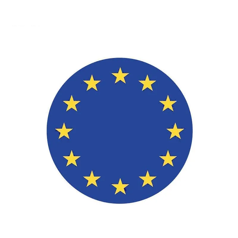 12.2Cm * 12.2Cm Creativo Unione Europea Mappa Decalcomania Auto Adesivo Bandiera Car Styling Per Daewoo Sticker