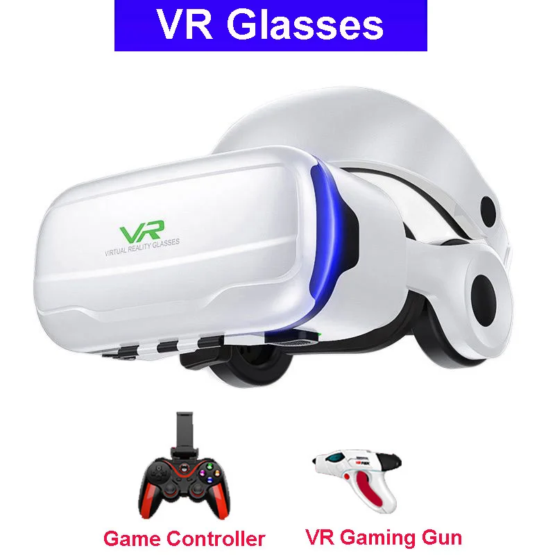 Vr Shineccon Vr Occhiali Rv Realtà Virtuale 3D Hd Gaming Smart Glasses Per Apple Vivo Huawei Oppo All-In-One Headset Occhiali