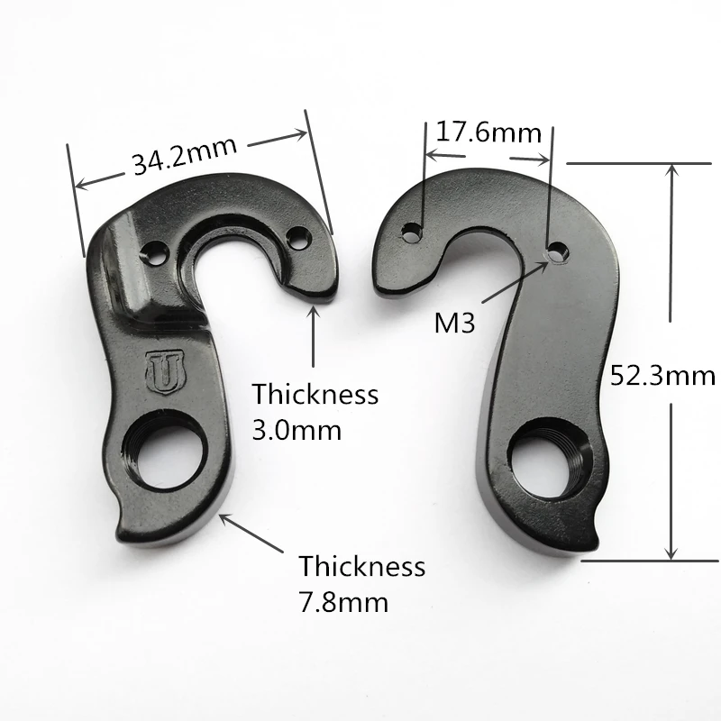 10Pc Bicicletta Gear Deragliatore Posteriore Gancio Per Trek # W315464 Trek Domane 6 Series Trek Emonda Hitachi Mech Dropout Telaio In Carbonio Bici