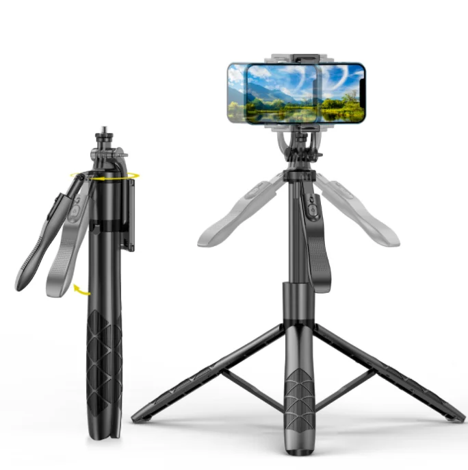L16 Fill Light Selfie Stick 1550Mm Wireless Selfie Stick Telecomando Maniglia Costante 360 Rotante Gimbal Selfie Stick Treppiede