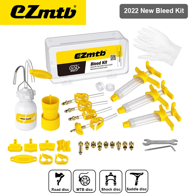 Ezmtb Hydraulic Dics Kit Di Spurgo Del Freno Della Bicicletta 2022 Pro Versione Avanzata Per Bici Da Strada Shimano/Sram/Magura/Campagnolo/Avid/Mtb
