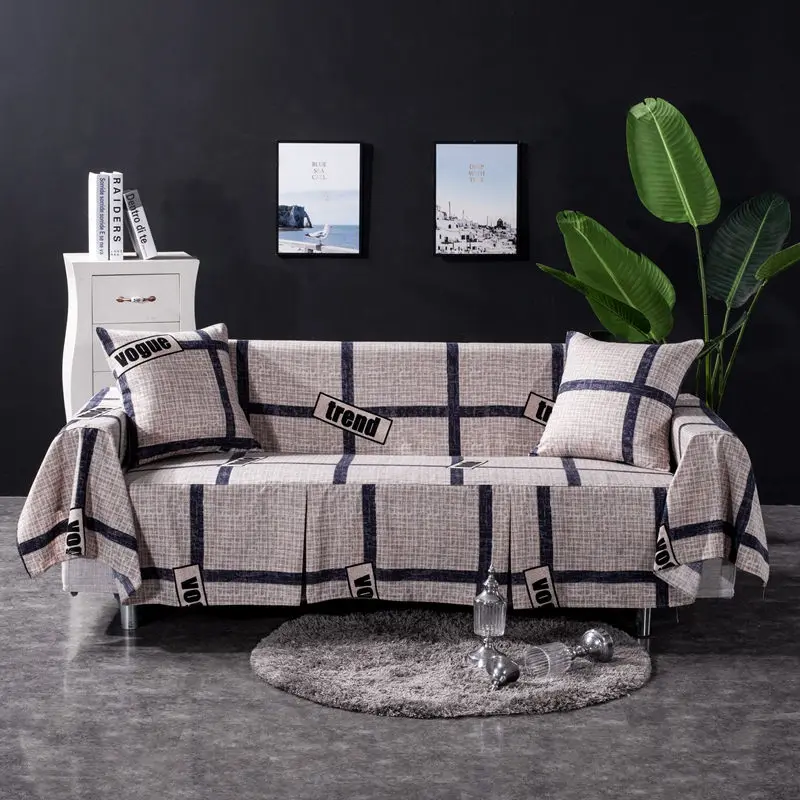 Grigio Divano Asciugamano Elastico Di Stirata Divano Coperture Per Soggiorno Di Copertura Divano Poltrona Divano Ad Angolo Di Copertura Divano Slipove