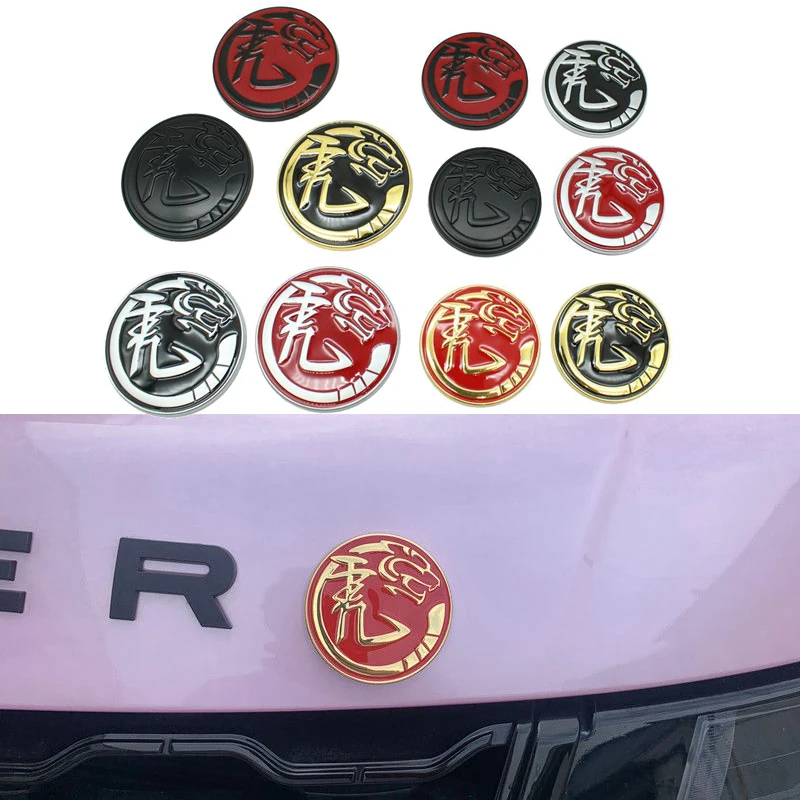 Tiger Logo Car Body Emblem Trunk Badge Sticker Per Land Rover Defender Aurora Discovery Sport Range Rover Evoque L322 Vogue P38