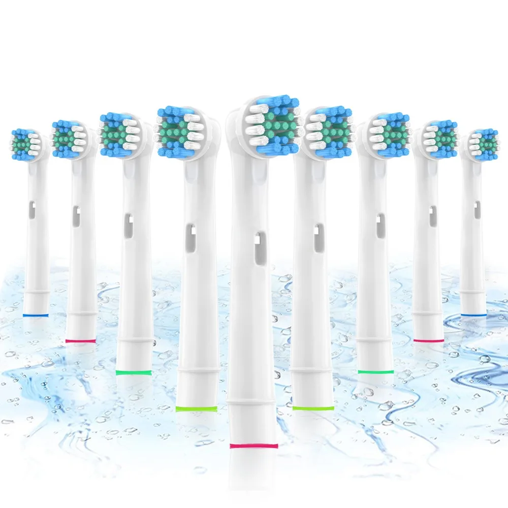 Testine Per Spazzolino Elettrico Da 20 Pezzi Per Ugelli Oral-B Advance Power/Pro Health/Triumph/3D Excel/Vitality Precision Clean