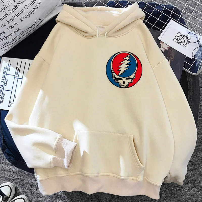 Grateful Dead Hoodies Women Japanese Kawaii Funny Anime Pull Pullover Abbigliamento Femminile In Stile Coreano