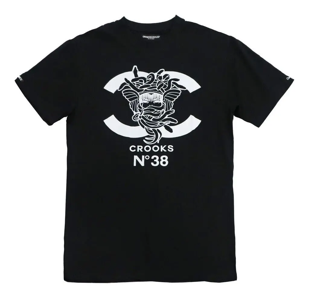 Crooks & Castelli T-Shirt Con Grafica Da Uomo Numero 38 Cc-Nera