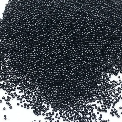 15 Grammo Nero Di Getto Di Colore Unghie Artistiche Trend Caviar Manicure Micro Perline Nero Micro Perline In 1 Mm A 1.5 Millimetri Casa Delle Bambole