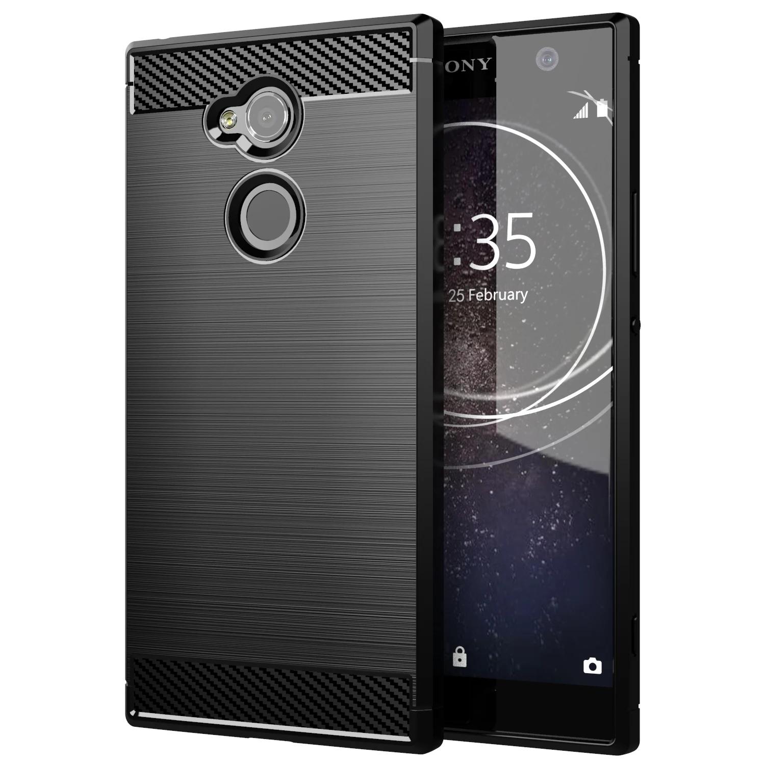 Custodia Smerigliata Per Sony Xperia Xa2 Ultra Xa2 Custodia Antiurto Per Sony Xperia Xa2Ultra Xa2 Plus Custodie Antiurto In Fibra Di Carbonio