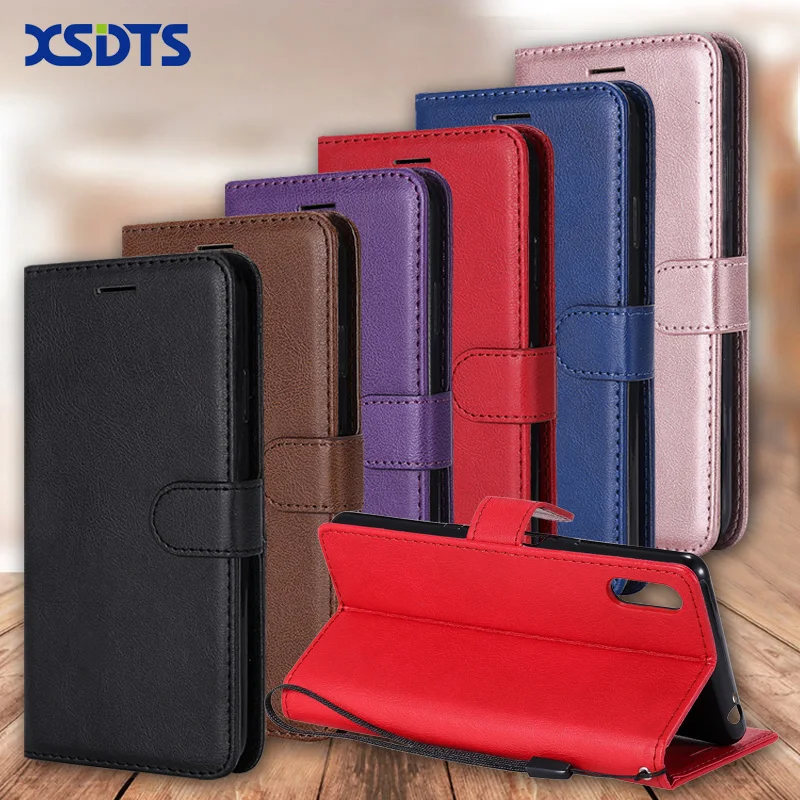 Custodia A Portafoglio Per Sony Xperia L1 L2 L3 G3311 G3312 G3313 E6 Dual Luxury Flip Pu Leather Card Pocket Wallet Phone Case Coque
