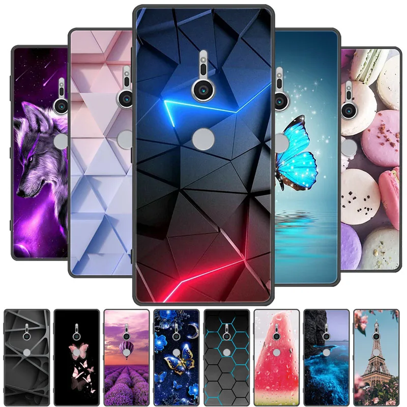 Per Sony Xperia Xz3 Custodia Xa2 Soft Tpu Silicon Back Per Sony Xperia Xa2 Plus Custodia Cover Per Telefono Xz3 Xa2 Paraurti Coque Capa