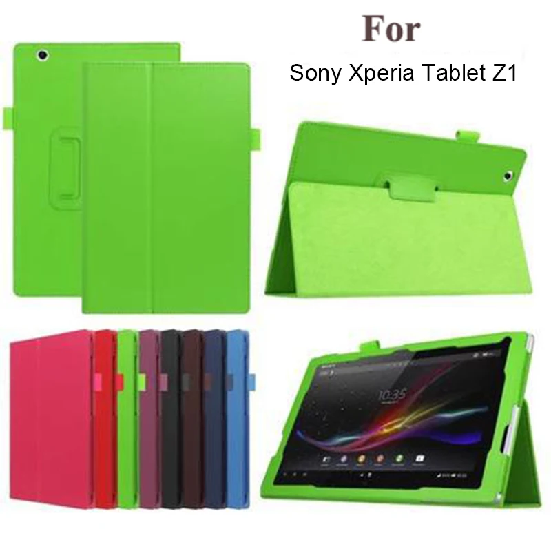 Vibrazione Flio Per Il Caso Di Sony Xperia Z Z1 10.1 Custodia Protettiva Borsette Fonda Custodie Della Copertura Per Sony Xperia Z Z1 10 Tablet Cassa 