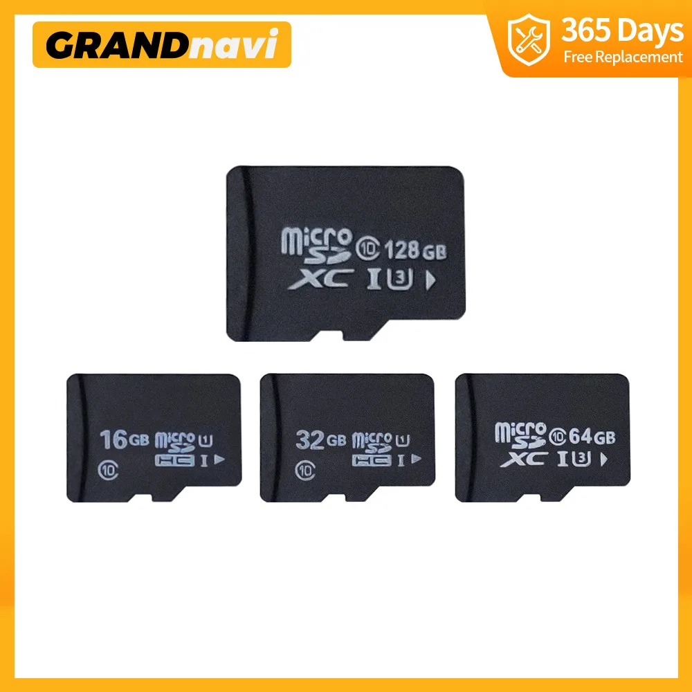 Scheda Di Memoria Grandnavi 16Gb 32Gb 64Gb 128Gb Per Auto Dvr Dash Cam Micro Sd Tf Micro Sd Classe 10 Speed Flash Card Sd