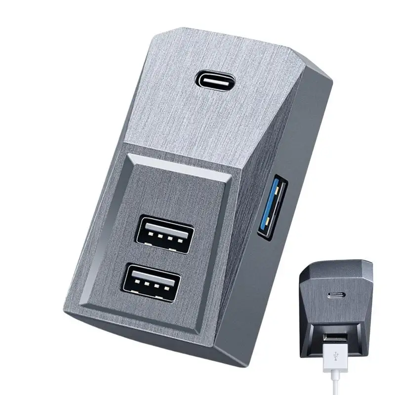 Docking Station Per Tesla Quick Charger Adapter Splitter Extension Glove Box Hub Usb Portatile Dash Cam Flash Drive Station
