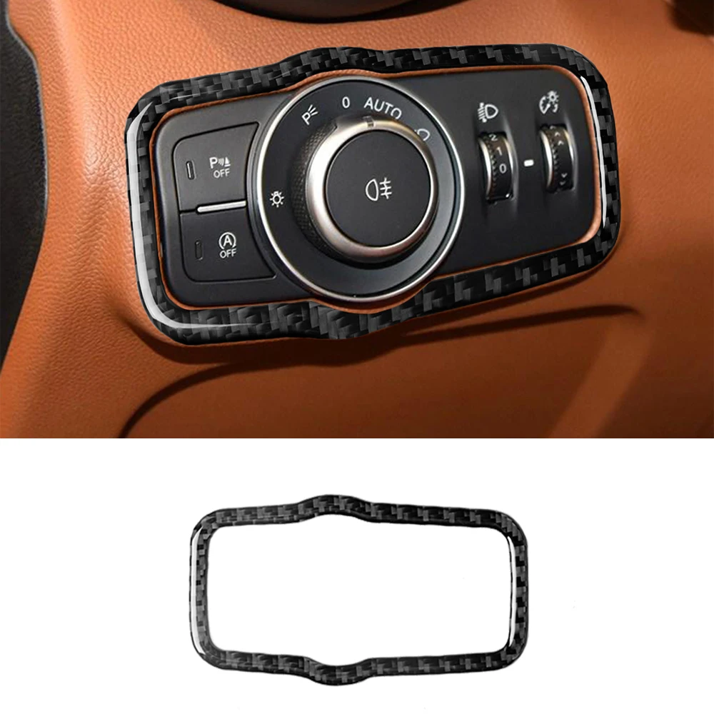 Per Alfa Romeo Giulia 2017 2018 2019 Pannello Interruttori Fari Decorazione Trim Sticker Cover Decalcomania Accessori Auto In Fibra Di Carbonio