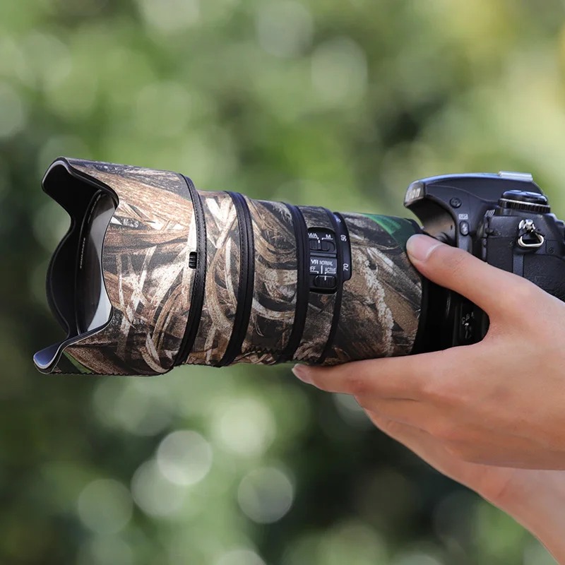 Chasing Birds Lens Coat Per Nikon Af-S 24-70Mm F2.8 E Ed Vr Impermeabile E Antipioggia Camo Lens Coat Cover Protettiva Nikon 2470