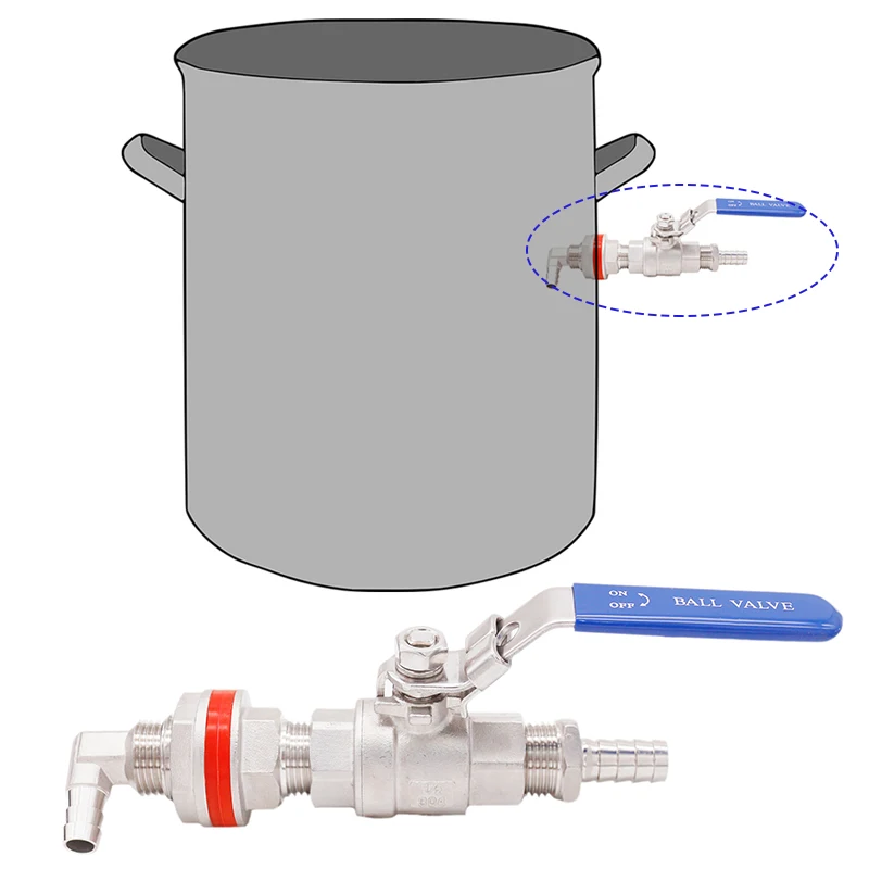 Homebrew Senza Saldature Whirlpool Braccio Birra Bollire Bollitore Accessori Homebrew Ferramenteria E Attrezzi