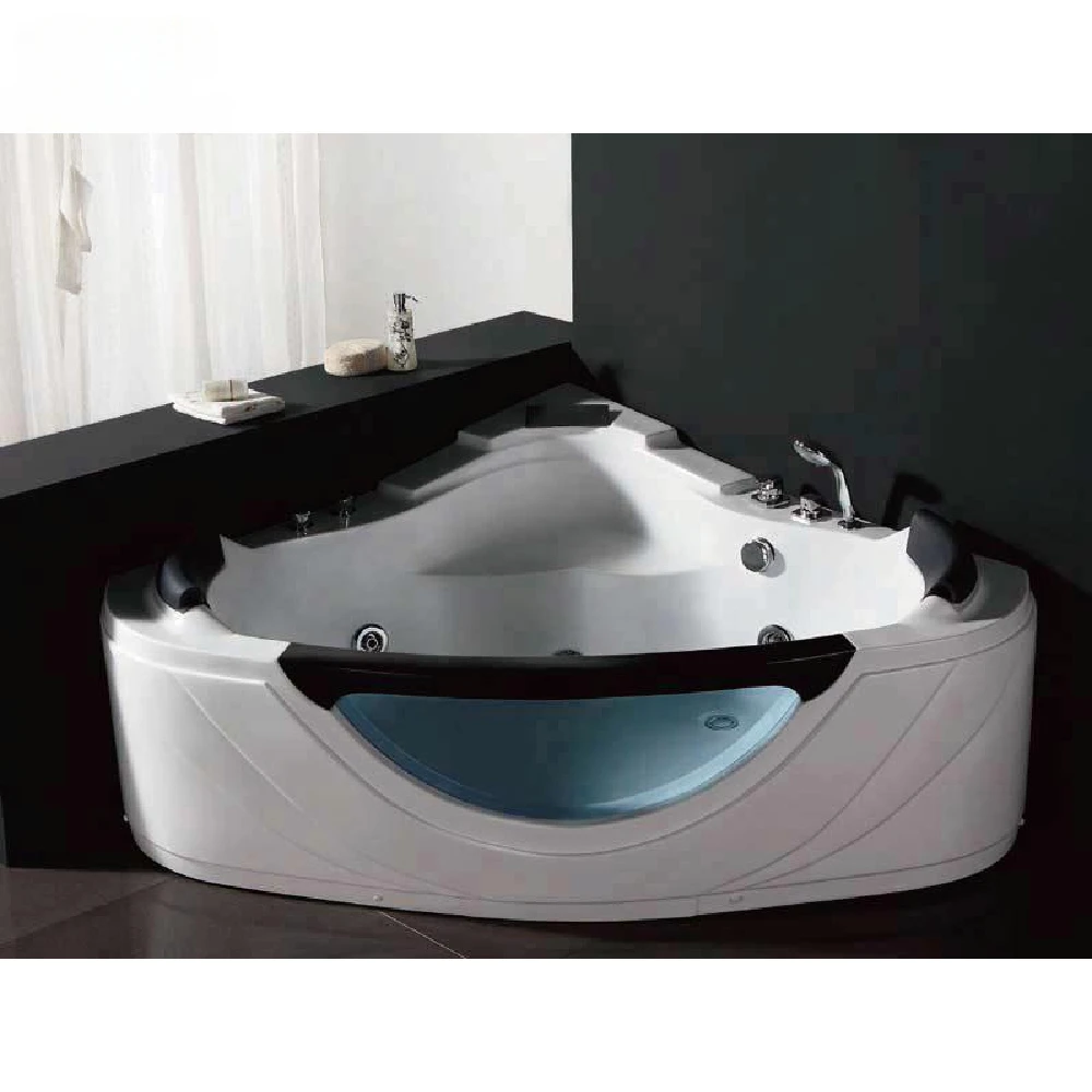 Vendita Bianca Moderna Vasca Da Bagno In Vetro Per Interni Prezzi Spa Massaggio Angolo Multifunzionale Acrilico Jacuzzi Vasca Idromassaggio Vasche Da 