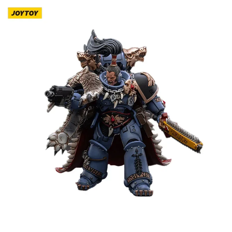 Merci In Magazzino 100% Originale Joytoy 40K Space Wolves Ragnar Blackmane 12Cm Action Doll Collection Model Toy Boy Holiday Gifts
