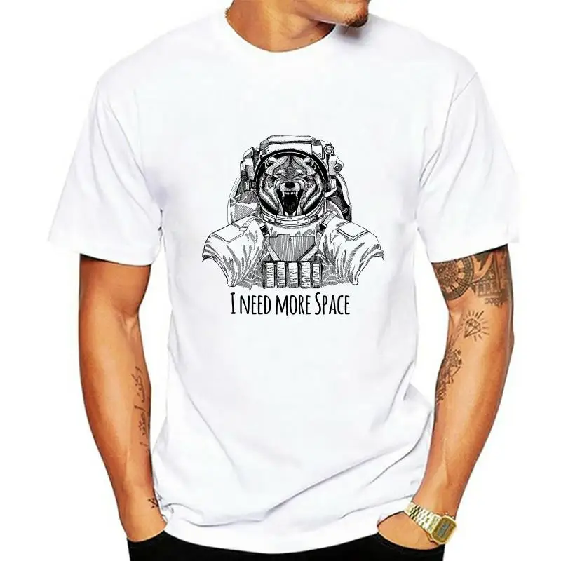 Maglietta Da Uomo Space Wolf-Image By The-Shirt