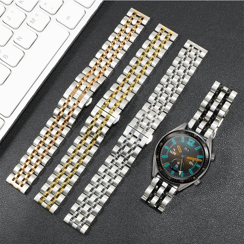 Metal Wrist Band For Samsung Galaxy Watch 3 45Mm 41Mm Straps Bracelet For Samsung Galaxy Watch3 Stainless Steel Strap Watchband