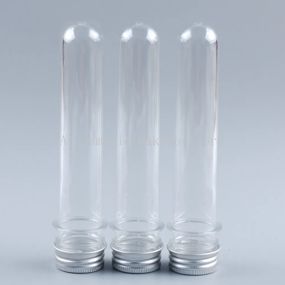 50 Pezzi Provette In Plastica Vite In Metallo Bomboniere Per Feste Lollies 40Ml
