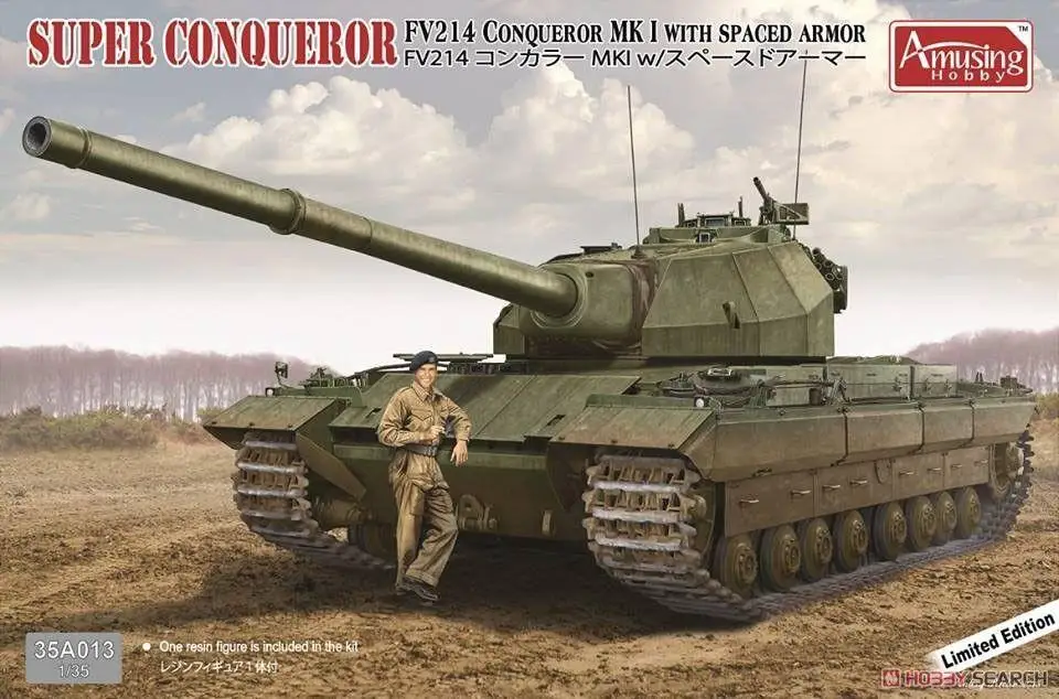 Divertente Hobby 35 A013 1/35 Super Conqueror Fv214 Conqueror Mkii Con Kit Modello Di Armatura Distanziata
