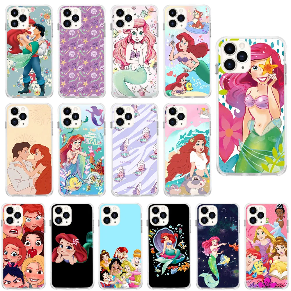 Ai-66 The Little Mermaid Ariel Custodia Morbida Per Moto One Action Fusion Hyper Macro Vision Zoom E20 E30 E40 Ace G Play Plus