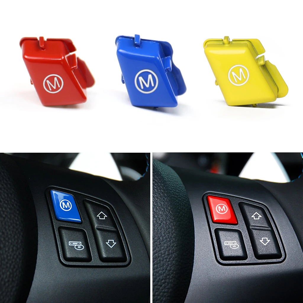 Per Bmw Serie 3 M3 E90 E91 E92 E93 Volante Pulsante Modalità M 2007-2013 M Sport Accessori Auto Rosso Blu Giallo
