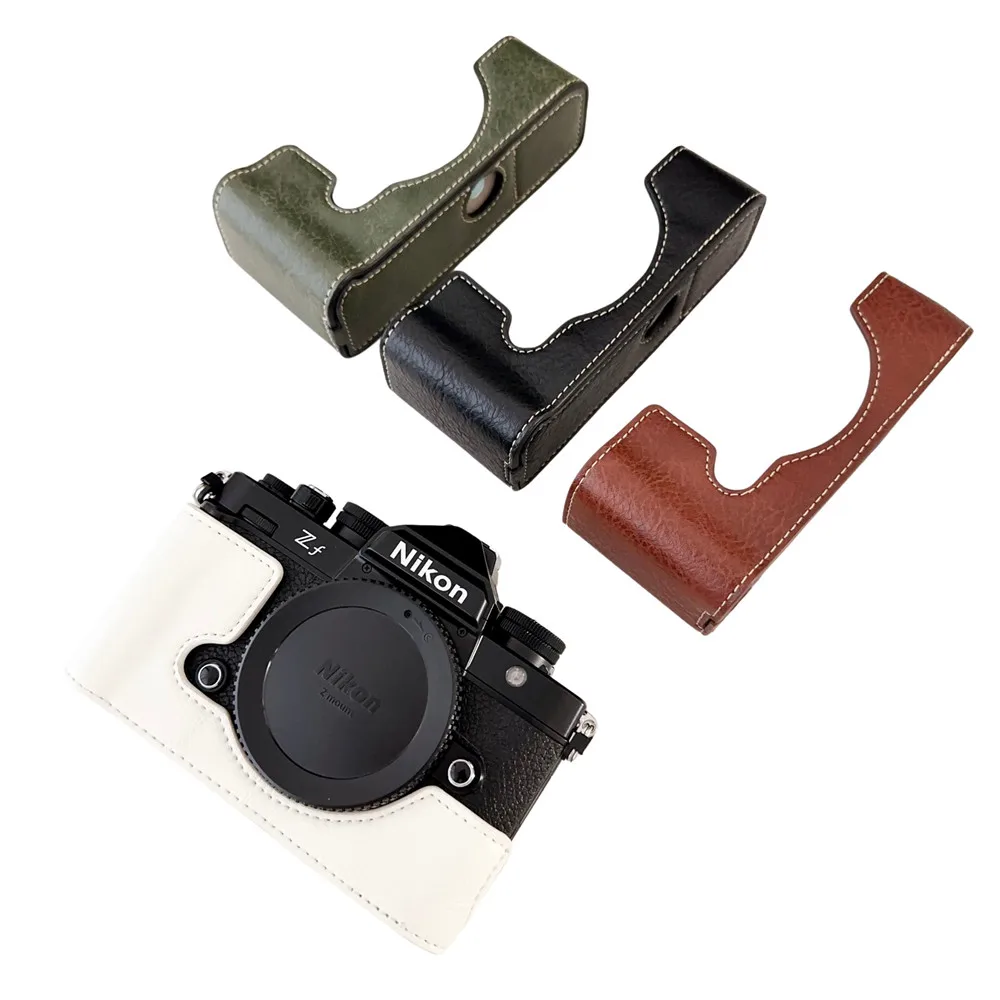 Zf Pu Camera Half Case Body Base Protector Per Nikon Z F Camera