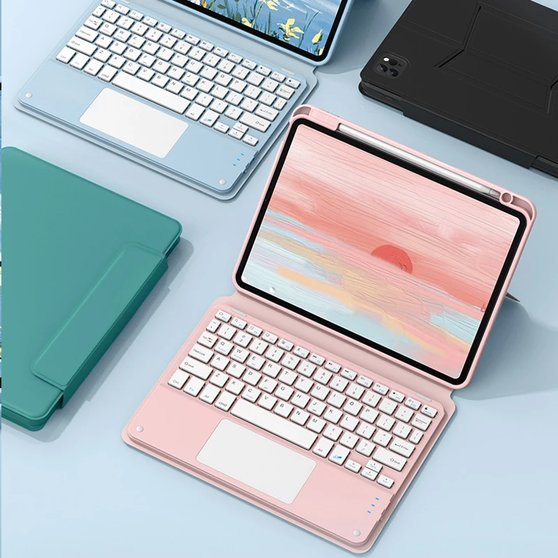 Ipad Air 4 Custodia Ipad Cover Ipad Air 4 Pro Generation Cover Ipad Por 12.9 Mini4/5/6 Air Custodia Per Tablet Super Sottile Per Apple Pencil