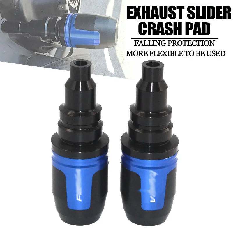 Per Honda Forza 300 250 Forza125 Nuovo Di Alta Qualità Moto Cnc Alluminio Crash Pad Telaio Di Scarico Slider Protector Logo Forza