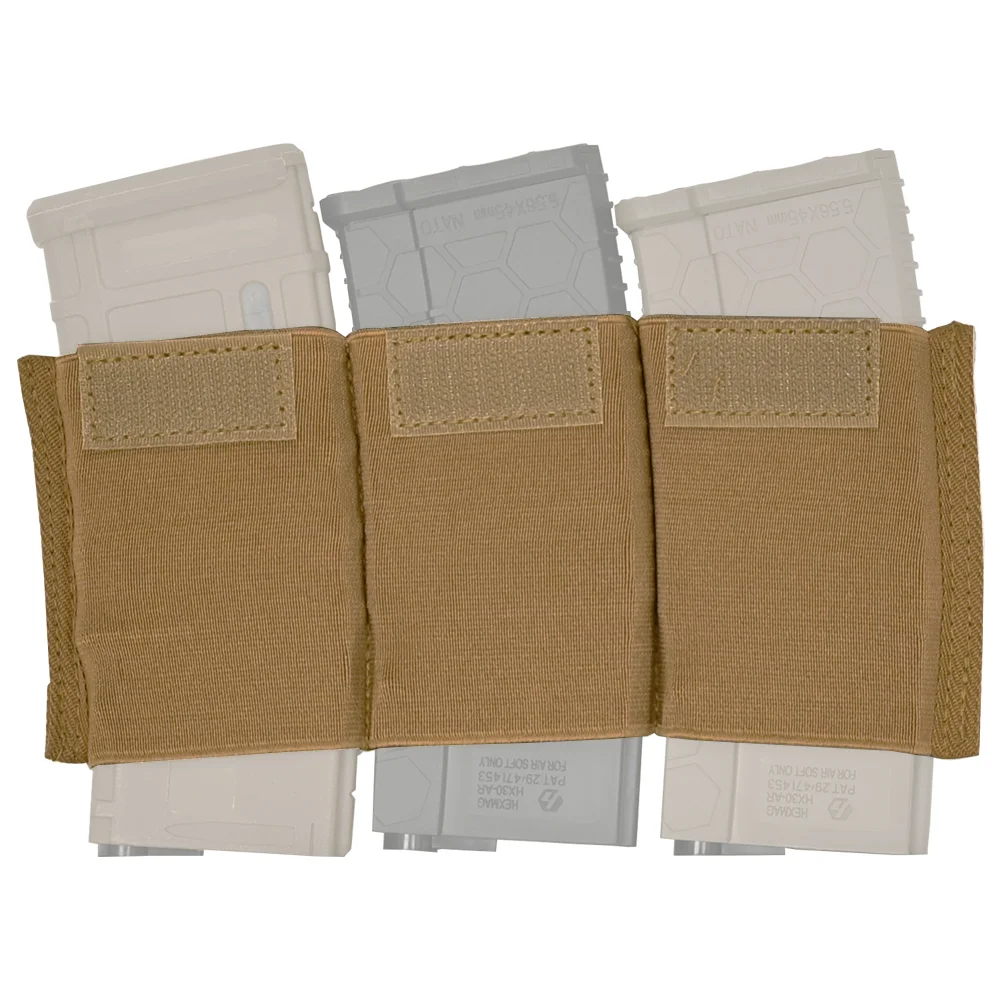 Tactical Triple Magazine Pouch Double Insert Sacchetti Elastici 7.62 5.56 Hook Mk3 Mk4 Chest Rig Accessori Per Attrezzature Softair