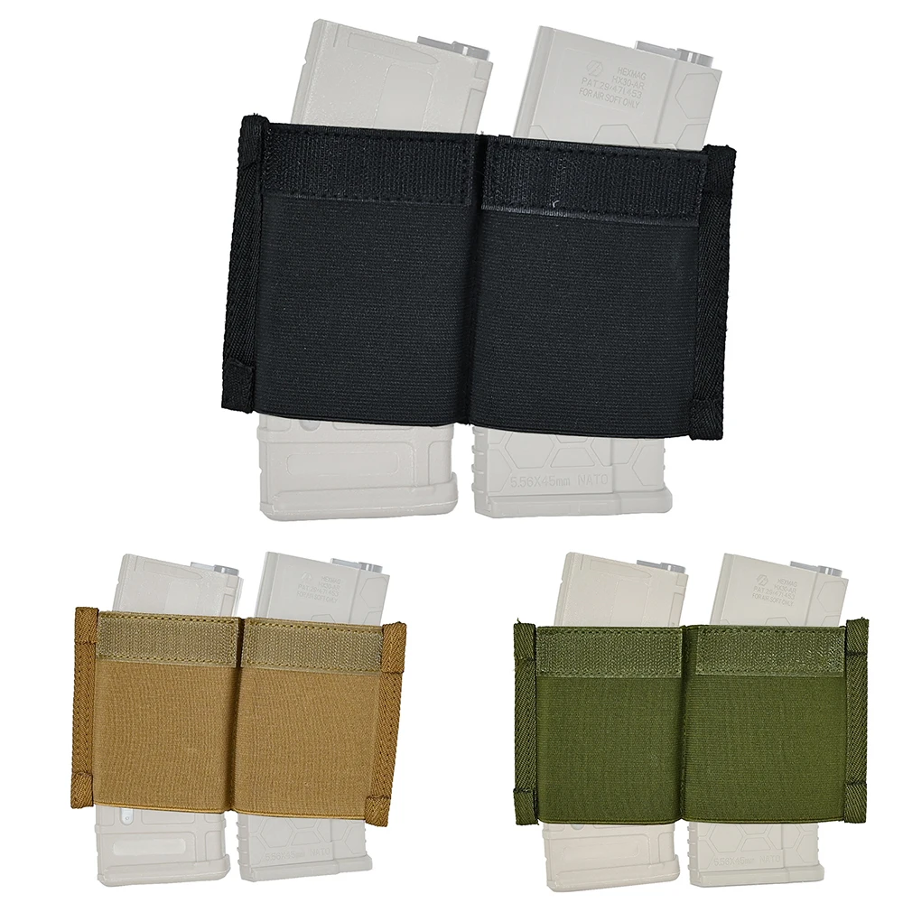 Tactics Double Magazine 7.62 Inserto Elastico Per Micro Fight Mk3 Mk4 Chest Rig Mag Pouch Supporto Integrato 5.56 Accessori Per La Caccia