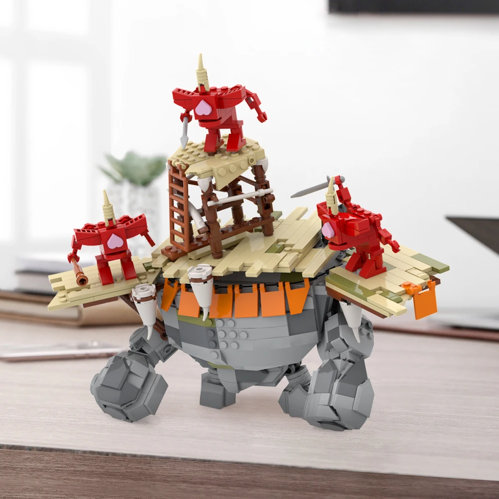 Gioco Role Battle Talus Stone Talus Building Blocks Set Dalle Lacrime Del Regno 600 Pcs Giocattoli Fai Da Te Rock Creature