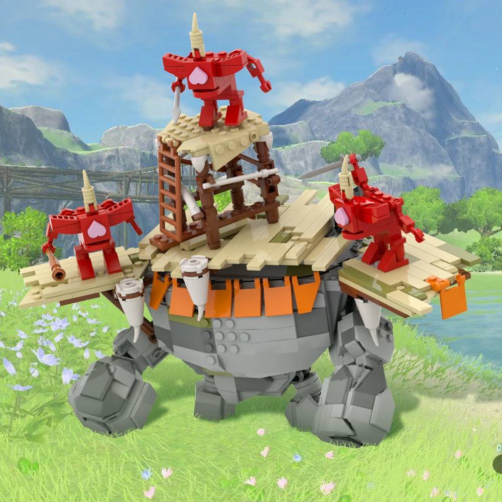 Lacrime Del Regno Battaglia Talus Stone Talus Model Game Ruolo Enorme Rock Creature Building Blocks Giocattoli Per Regali Per Bambini