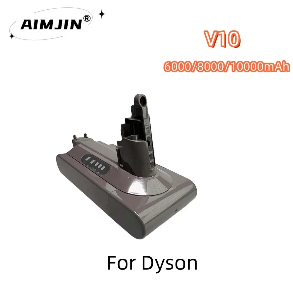 Per Dyson V10 Batteria Di Ricambio 6.0/8.0/10.0Ah 25.2V Batteria Agli Ioni Di Litio Compatibile Con Cyclone Animal Cordless Vacuum Clea