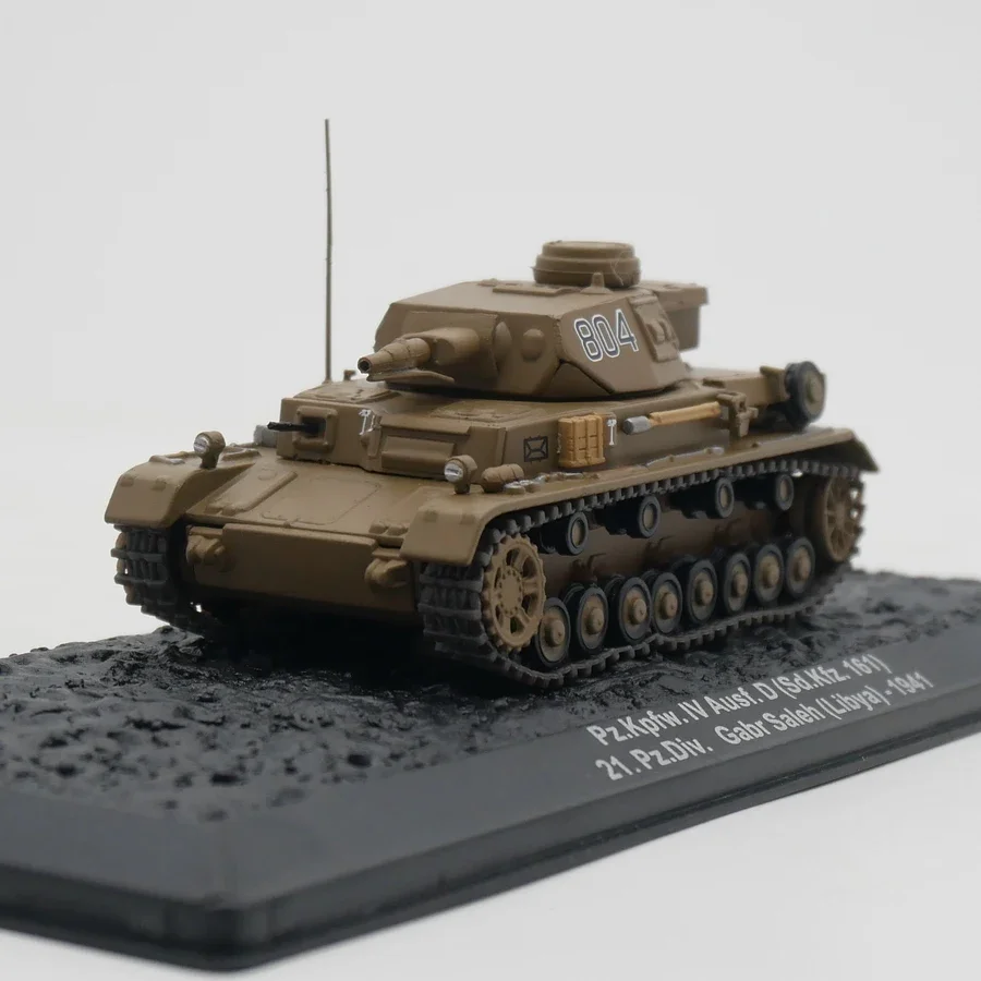 Ixo 1:72 Scala Diecast Alloy Sd.Kfz.161 Pz Kpfw Iv Ausf D German Iv Tanks Model Militarized Combat Track Type Giocattoli Per Regali Per Adulti