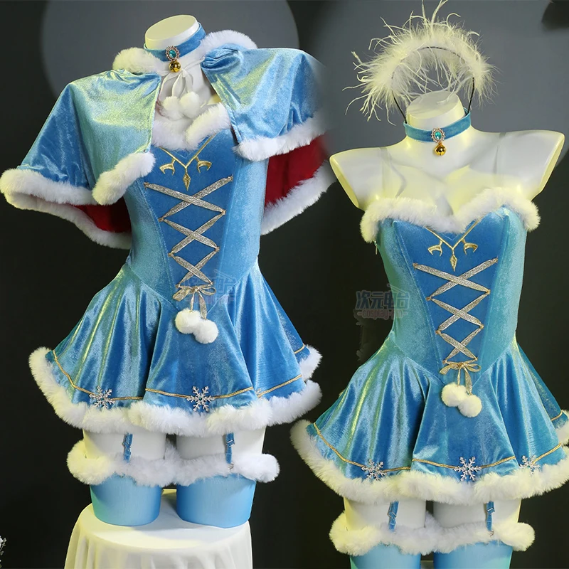 Pre-Vendita Cosplay The Legend Of Zelda Zelda Princess Cos Christmas Anime Games Costume Set Completo Personalizzazione