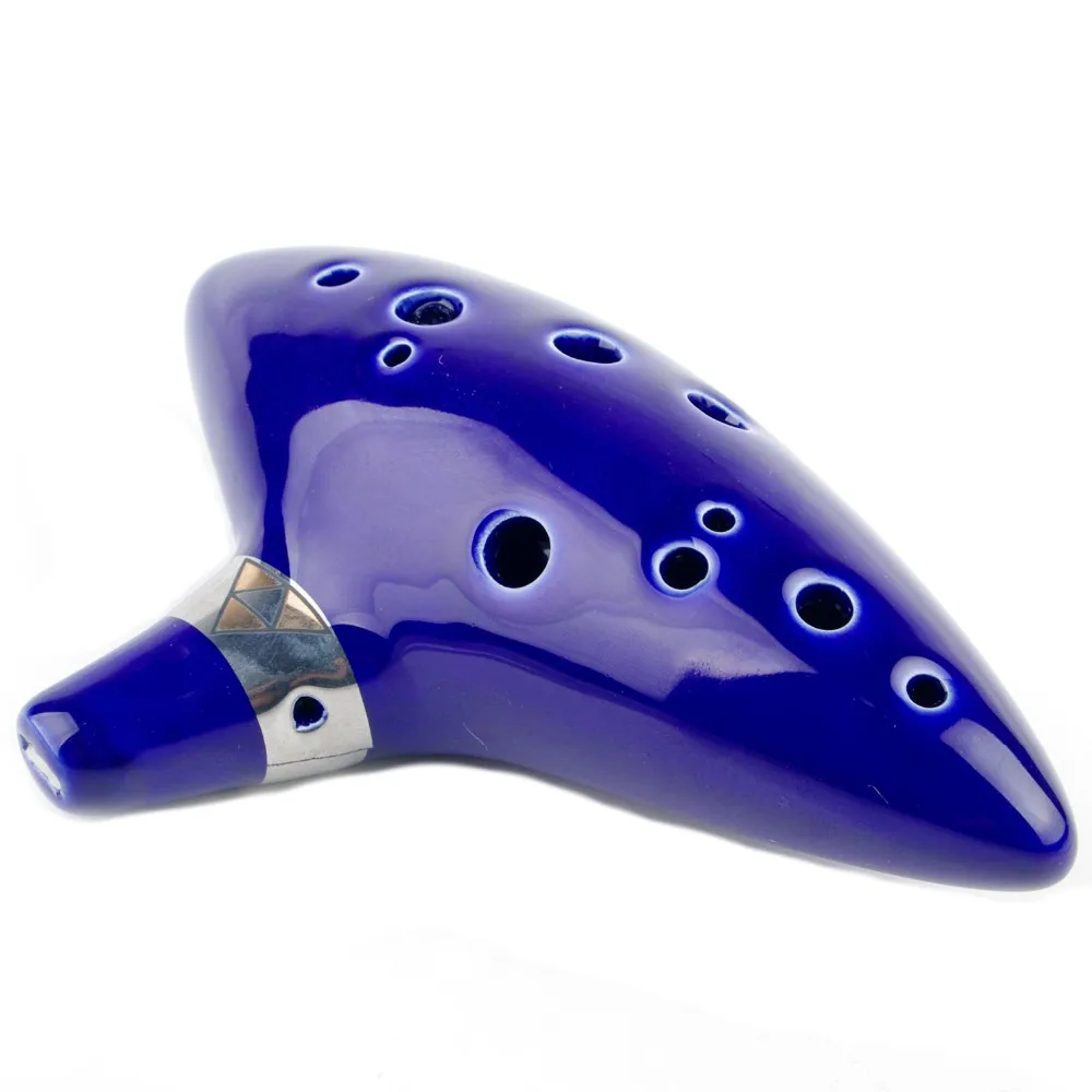 12 Fori In Ceramica A Forno Alto C Legenda Strumento Musicale Classico Flauto Ocarina In Ceramica Di Zelda Ocarina