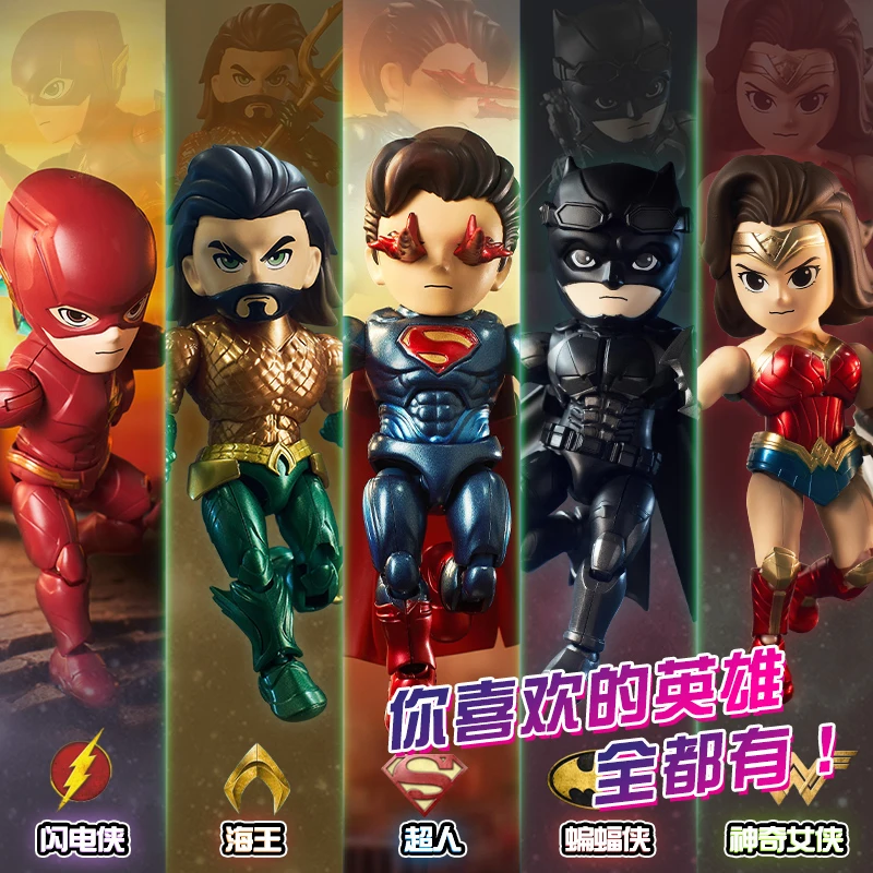 Superhero Batman Action Figures Giocattolo Assemblato Dc Bruce Wayne Batman Model Toys Justice League Movie Dark Batman Periferiche Doll