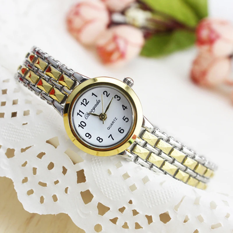 2023 Cyd Women Quartz Bracciale Orologi Ladies Fashion Crystal Luxury Gold Orologi Da Polso In Acciaio Inossidabile Relogio Feminino