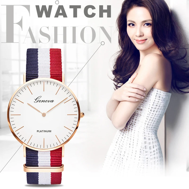 Montre Femme 2023 Orologi Da Donna Slim Vendita Di Liquidazione Orologi Da Donna Cinturino In Nylon Orologi Al Quarzo Orologi Da Polso Da Donna Di Mod