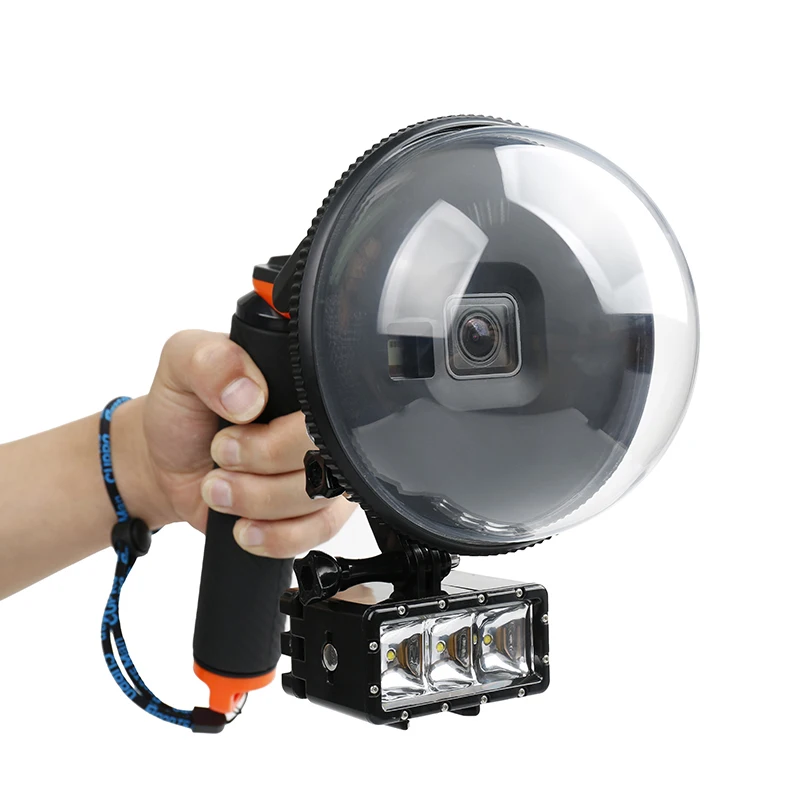 Gopro Hero5 Dive Mask Copertura Impermeabile Della Porta Della Cupola Per Gopro Hero 5 Hero6 Hero7 Lens Dome Case Action Camera Accessori