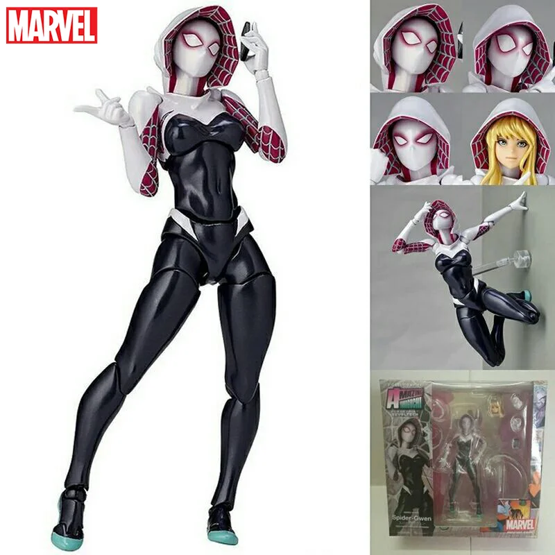 Marvel Women'S Punk Style Spider-Lantern Marvel Mobile Hand Toy Model Decoration Doll Ornamento Da Tavolo Regali Di Compleanno Di Wen Stacy