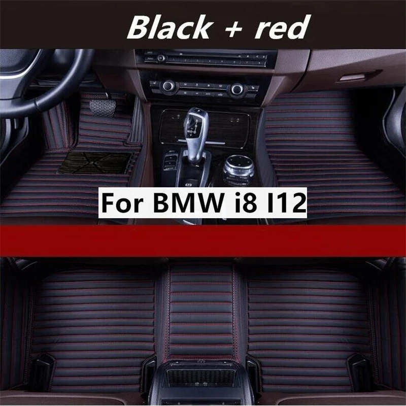 Tappetini Auto Personalizzati A Grana Trasversale Per Bmw I8 I12 Accessori Coche Tappeti Accessori Coche Per Piedi Tappeti